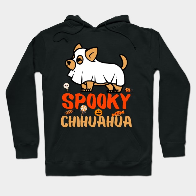 Spooky Chihuahua Hoodie by stressless